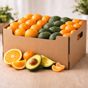 Cajas mixta - 5 Kg Naranjas + 2 Kg Aguacates + 3 Kg Mandarinas