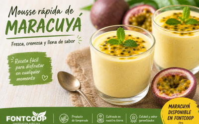 Mousse rápida de maracuyá: un postre fresco, cremoso y lleno de sabor
