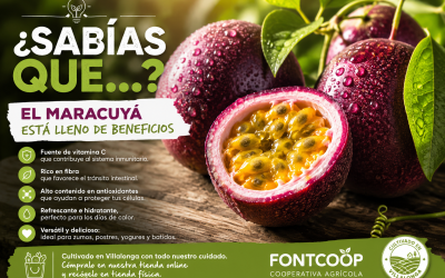 ¿Sabías que…? El maracuyá es una fruta llena de beneficios